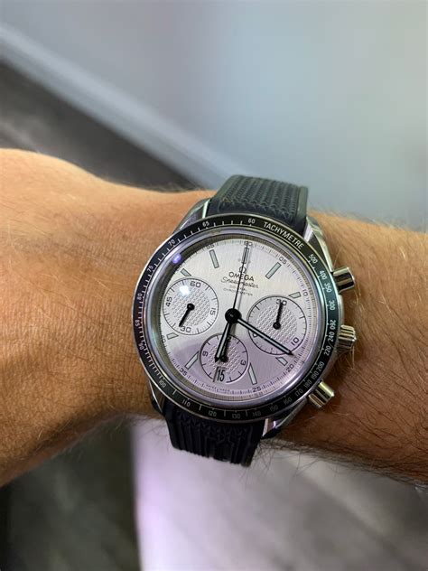 omega racing speedmaster review|Omega Speedmaster racing white dial.